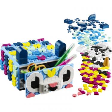 Конструктор LEGO DOTS Креативний ящик Тварини 643 деталі Фото 1