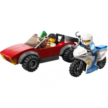 Конструктор LEGO City Переслідування автомобіля на поліцейському мо Фото 1