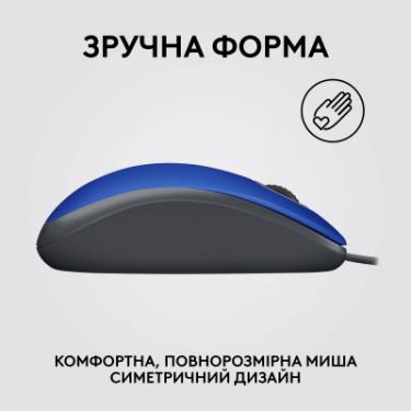 Мышка Logitech M110 Silent USB Blue Фото 4