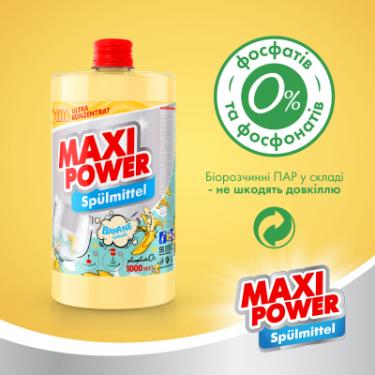 Средство для ручного мытья посуды Maxi Power Банан запаска 1000 мл Фото 4