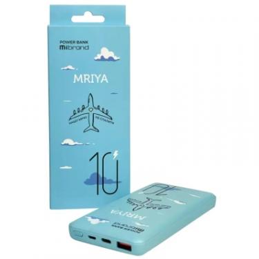Батарея универсальная Mibrand 10000 mAh Mriya Blue Фото 4