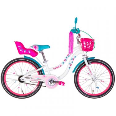 Велосипед Formula 20" Flower Premium рама-10" 2022 White/Pink Фото