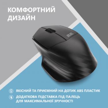 Мышка 2E MF280 Silent Wireless/Bluetooth Black Фото 2