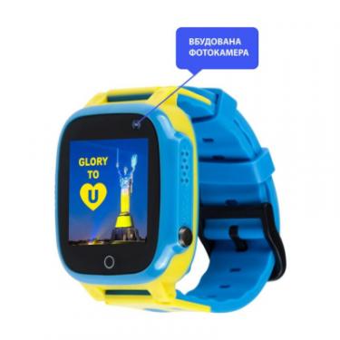 Смарт-часы Amigo GO008 GLORY GPS WIFI Blue-Yellow Фото 3