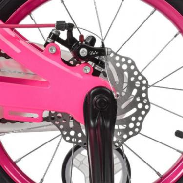 Детский велосипед Prof1 18" Infinity Малиновий з рожевим Фото 3