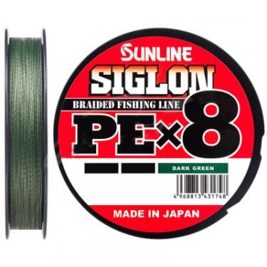 Шнур Sunline Siglon PE х8 300m 5.0/0.382mm 80lb/35.0kg Dark Gre Фото