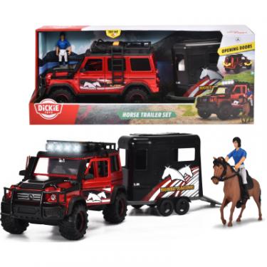 Игровой набор Dickie Toys Перевезення коней з позашляховиком 42 см та фігурк Фото 5