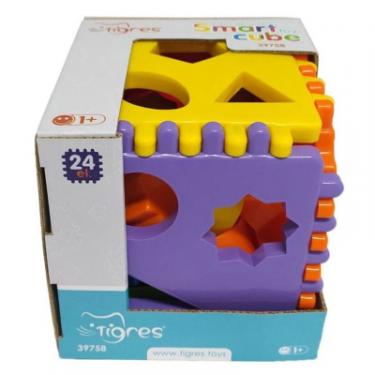 Развивающая игрушка Tigres сортер Smart cube 24 елемента в коробці Фото 3