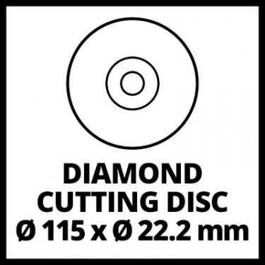 Плиткорез Einhell TE-TC 18/115 Li - Solo, 18В, PXC, диск 115х22.2 мм Фото 10