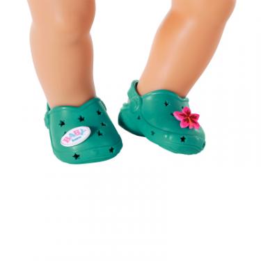Аксессуар к кукле Zapf Взуття для ляльки Baby Born - Сандалії із значками Фото 1
