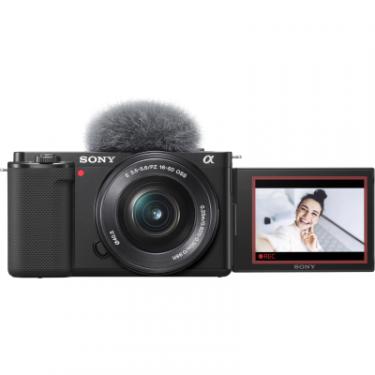 Цифровой фотоаппарат Sony Alpha ZV-E10 kit 16-50mm Black Фото 2