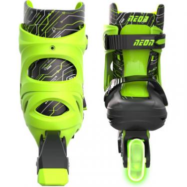 Роликовые коньки Neon Inline Green розмір 30-33 Фото 2