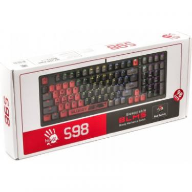 Клавиатура A4Tech Bloody S98 RGB BLMS Red Switch USB Sports Red Фото 9