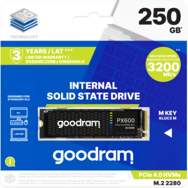 Накопитель SSD Goodram M.2 2280 250GB PX600 Фото 3