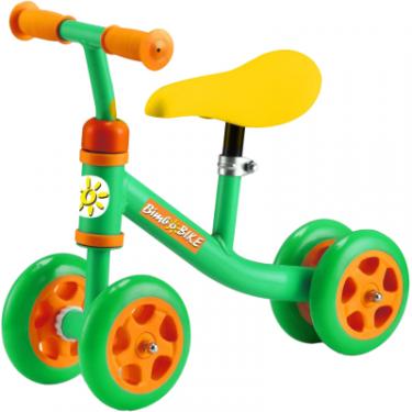 Беговел Bimbo Bike зелено-помаранчевий 14.5" Фото