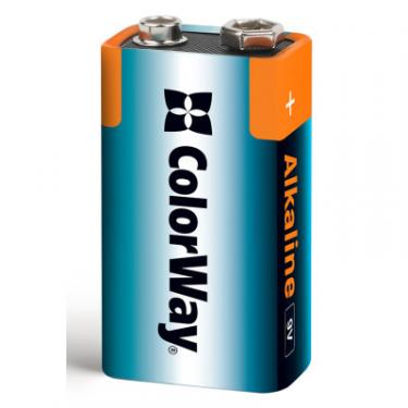 Батарейка ColorWay Крона 6LR61 9V Alkaline Power * 1 Фото