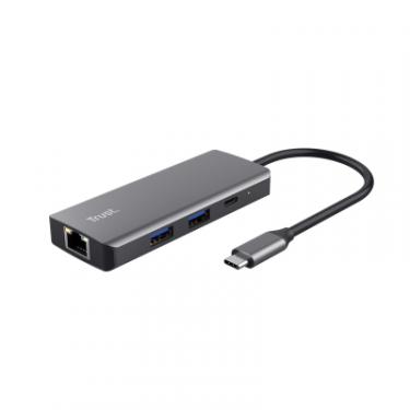 Порт-репликатор Trust Dalyx 6-in-1 USB-C Multi-port Dock Aluminium Фото