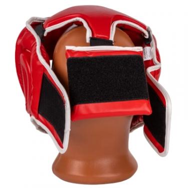 Боксерский шлем PowerPlay 3100 PU Червоний L Фото 2
