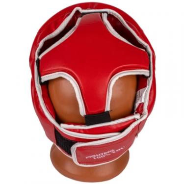 Боксерский шлем PowerPlay 3100 PU Червоний L Фото 3