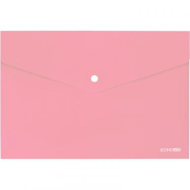 Папка - конверт Economix А4 180 мкм, непрозора, пастельна рожева Фото