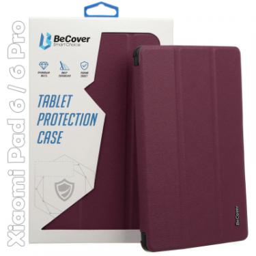 Чехол для планшета BeCover Smart Case Xiaomi Mi Pad 6 / 6 Pro 11" Red Wine Фото