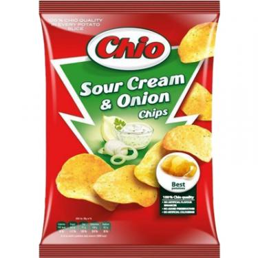 Чипсы Chio Chips зі смаком цибулі та сметани 150 г Фото