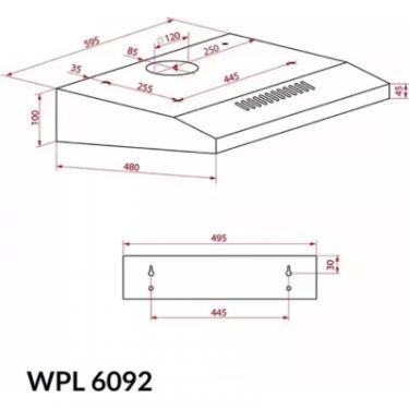Вытяжка кухонная Weilor WPL 6092 I Фото 8