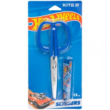 Ножницы Kite дитячі в футлярі Hot Wheels 13 см Фото 1