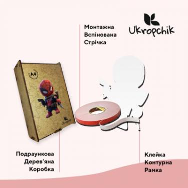 Пазл Ukropchik дерев'яний Супергерой Дедпул size - M в коробці з Фото 2
