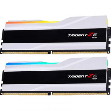 Модуль памяти для компьютера G.Skill DDR5 32GB (2x16GB) 6400 MHz Trident Z5 RGB White Фото