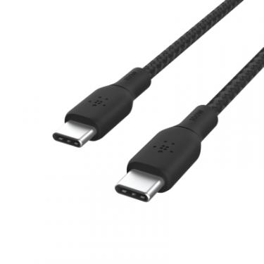 Дата кабель Belkin USB-C to USB-C 3.0m 100W black Фото 4