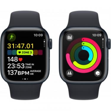 Смарт-часы Apple Watch Series 9 GPS 41mm Midnight Aluminium Case wi Фото 7
