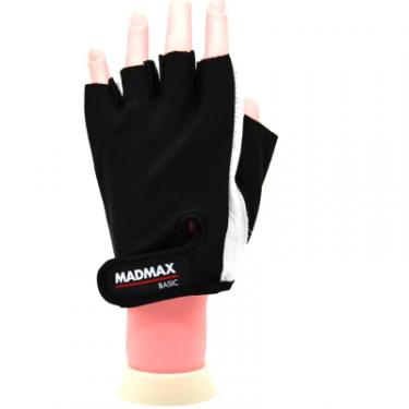 Перчатки для фитнеса MadMax MFG-250 Basic Whihe S Фото 4