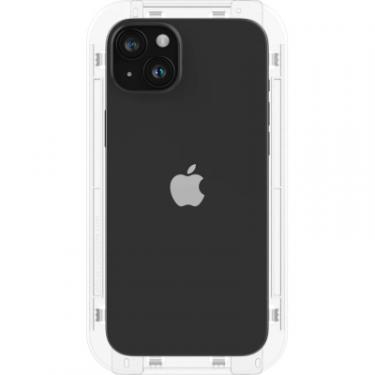 Стекло защитное Spigen Apple iPhone 15 Plus EZ FIT tR (2 Pack) Фото 6