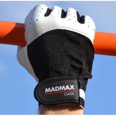 Перчатки для фитнеса MadMax MFG-248 Clasic White S Фото 9