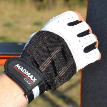 Перчатки для фитнеса MadMax MFG-248 Clasic White S Фото 1