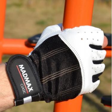 Перчатки для фитнеса MadMax MFG-248 Clasic White S Фото 4