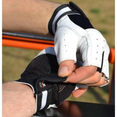 Перчатки для фитнеса MadMax MFG-248 Clasic White S Фото 7