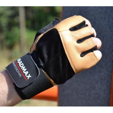 Перчатки для фитнеса MadMax MFG-269 Professional Brown XXL Фото 2
