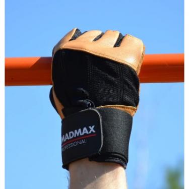 Перчатки для фитнеса MadMax MFG-269 Professional Brown XXL Фото 8