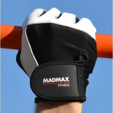 Перчатки для фитнеса MadMax MFG-444 Fitness White L Фото 8