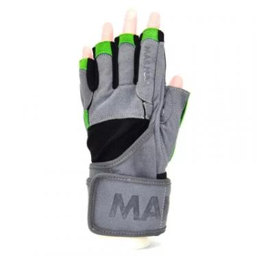 Перчатки для фитнеса MadMax MFG-860 Wild Grey/Green XL Фото 1