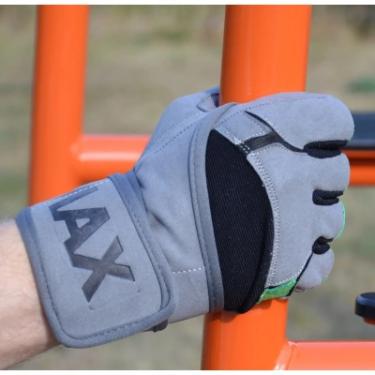 Перчатки для фитнеса MadMax MFG-860 Wild Grey/Green XL Фото 5