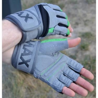 Перчатки для фитнеса MadMax MFG-860 Wild Grey/Green XL Фото 7
