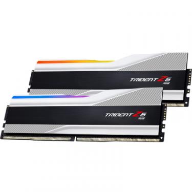 Модуль памяти для компьютера G.Skill DDR5 32GB (2x16GB) 7600 MHz Trident Z5 RGB Silver Фото 3
