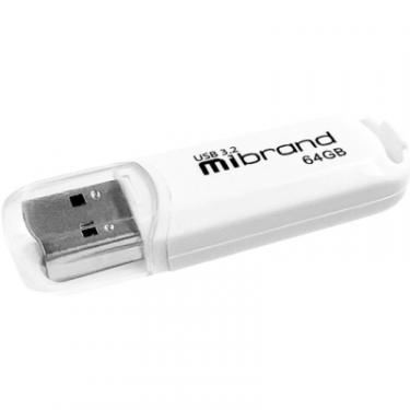 USB флеш накопитель Mibrand 64GB Marten White USB 3.2 Фото