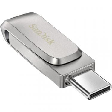 USB флеш накопитель SanDisk 128GB Dual Drive Luxe USB 3.1 + Type-C Фото 4