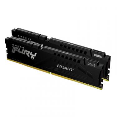 Модуль памяти для компьютера Kingston Fury (ex.HyperX) DDR5 64GB (2x32GB) 5600 MHz Beast Black Фото 2