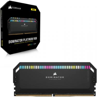 Модуль памяти для компьютера Corsair DDR5 64GB (4x16GB) 6200 MHz Dominator Platinum RGB Фото 3