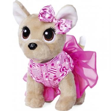 Мягкая игрушка Chi Chi Love Собачка Рожеве серце з сумочкою 20 см Фото 2